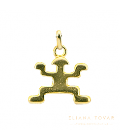Dije Pequeño Humanoide Tolima. Joyas Precolombinas Eliana Tovar